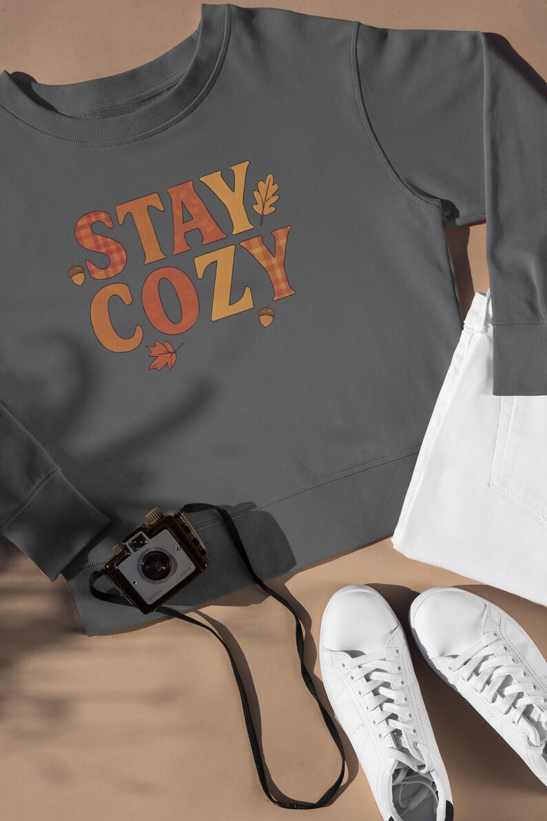 Cozy Autumn Sweatshirt: Warm Fall Pullover, winter weather,sweater weather pullover. image 9