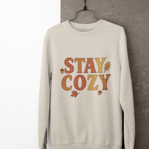 Cozy Autumn Sweatshirt: Warm Fall Pullover, winter weather,sweater weather pullover. image 10