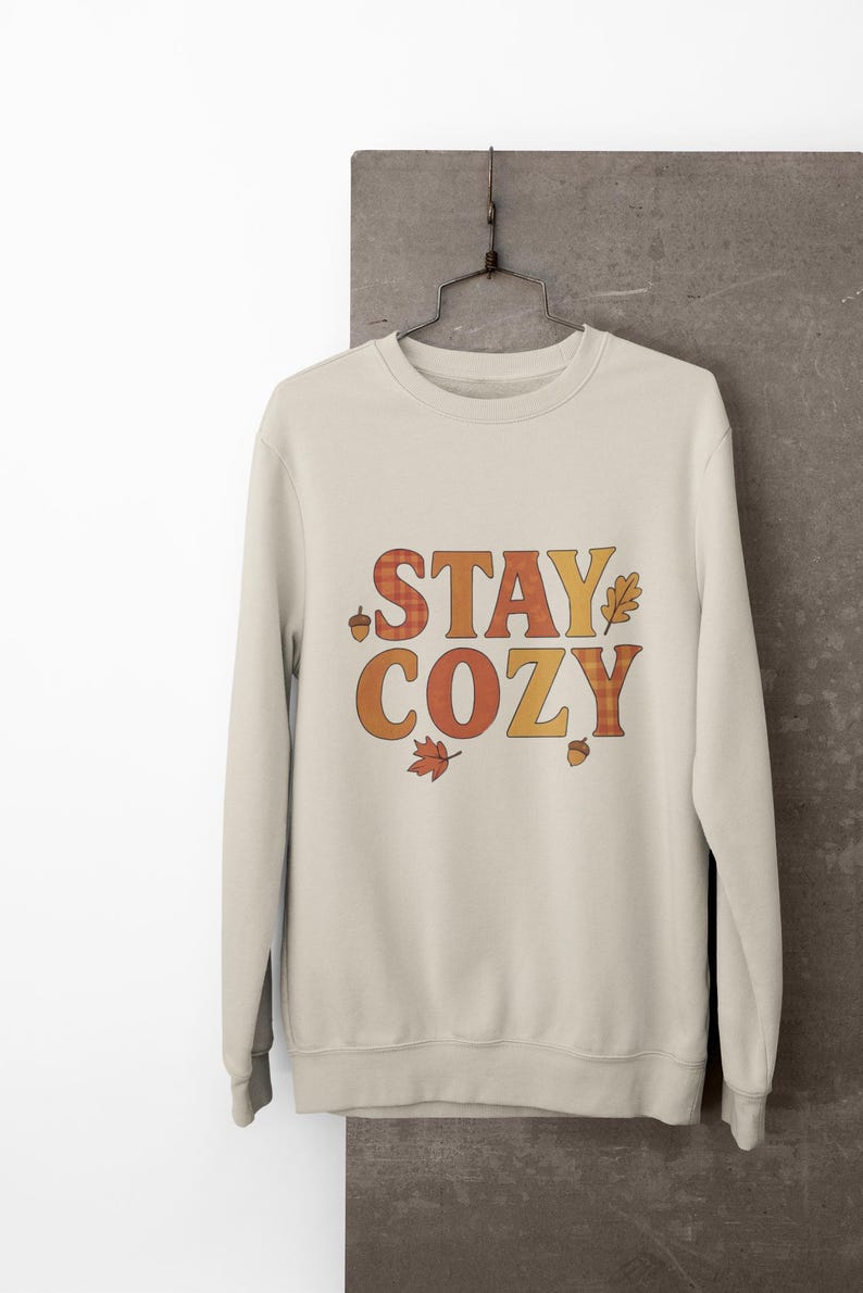 Cozy Autumn Sweatshirt: Warm Fall Pullover, winter weather,sweater weather pullover. image 10