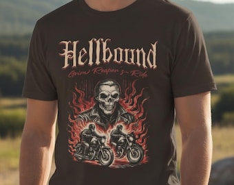 gothic biker streetwear tee, motorcycle apparel, gift for biker