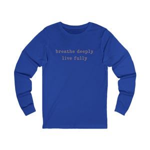 Camiseta de yoga de manga larga, camiseta de pilates, ropa de fitness, camiseta de pilates, regalos de yoga imagen 16