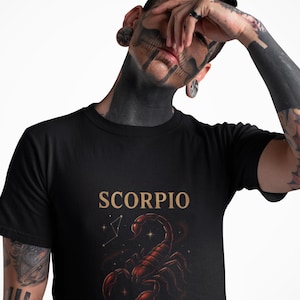 Scorpio Astrology TShirt, Scorpio Shirt, Astrology Shirt, Gift for Scorpio, Zodiac TShirt, Scorpio Birthday,Astrology gift