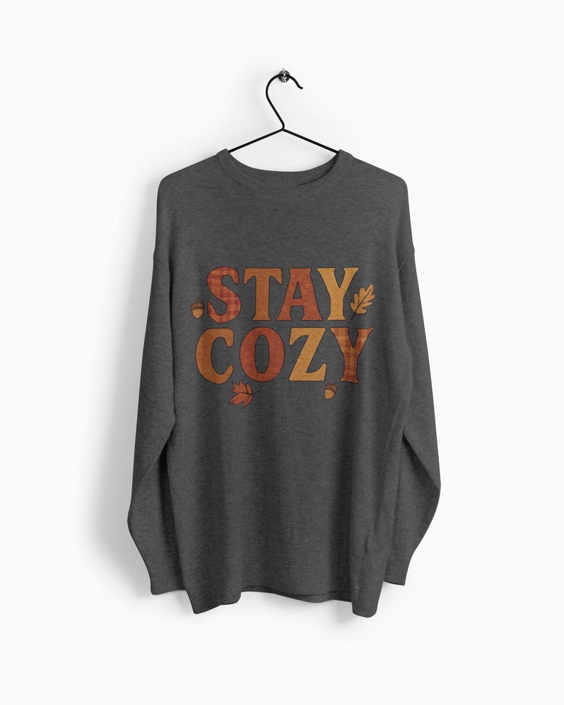 Cozy Autumn Sweatshirt: Warm Fall Pullover, winter weather,sweater weather pullover. image 8