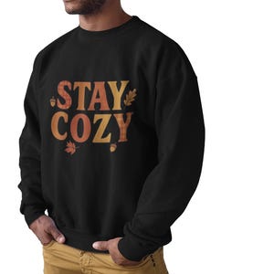Cozy Autumn Sweatshirt: Warm Fall Pullover, winter weather,sweater weather pullover. image 4