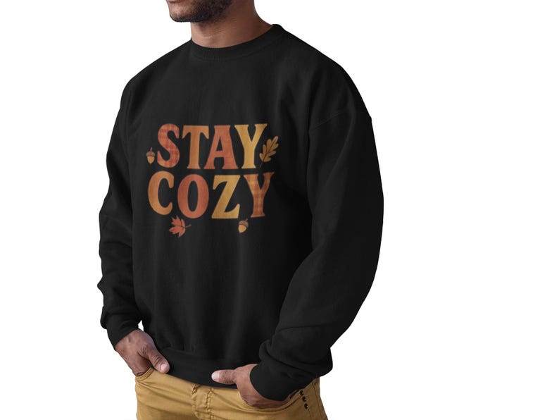 Cozy Autumn Sweatshirt: Warm Fall Pullover, winter weather,sweater weather pullover. image 4