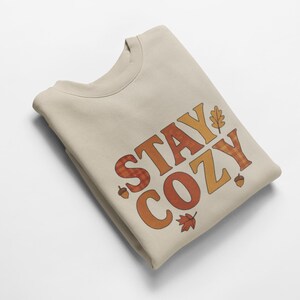 Cozy Autumn Sweatshirt: Warm Fall Pullover, winter weather,sweater weather pullover. image 3
