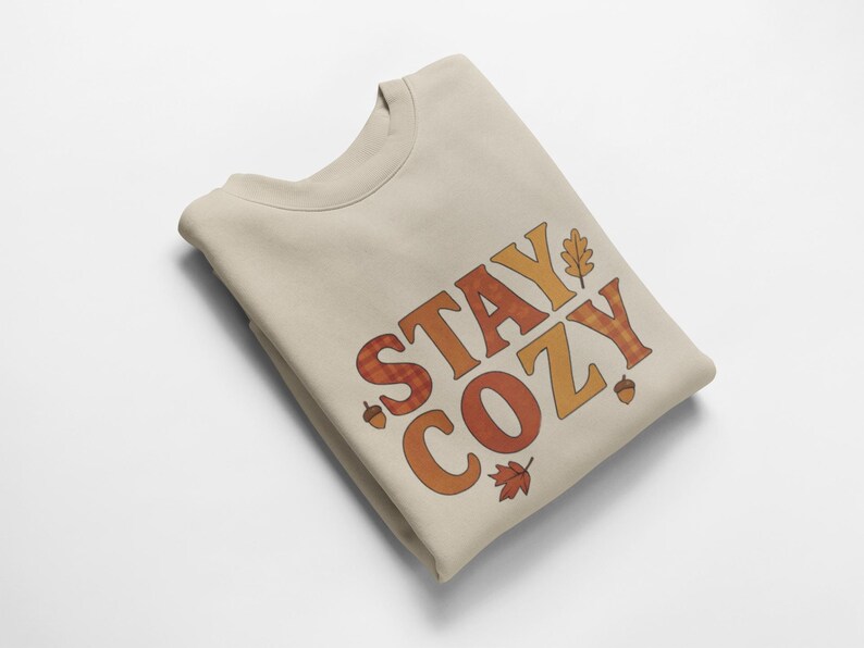 Cozy Autumn Sweatshirt: Warm Fall Pullover, winter weather,sweater weather pullover. image 3