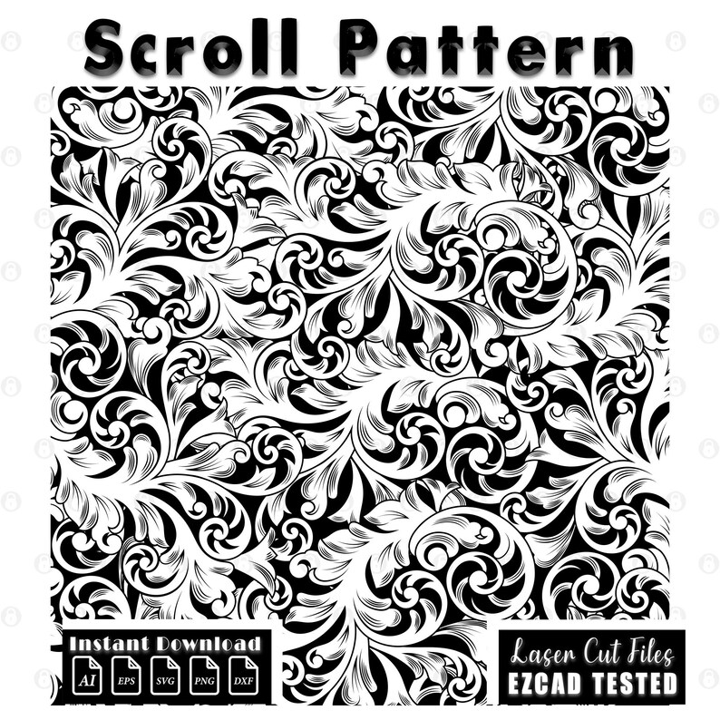 gun scroll svg, firearms pattern, scroll engraving, filigree design, laser cut svg, ezcad ready file, gun laser file, custom scrollwork, engraving pattern, vector scroll, digital svg file, gun engraving art, scroll design file