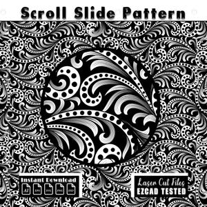 firearms scroll, gun engraving, scrollwork svg, filigree pattern, laser cut file, svg dxf eps, ezcad tested, digital scroll, gun scroll design, engraving vector, scroll pattern file, custom scroll, laser engraving