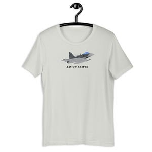 JAS-39 Gripen Color Graphic Tee – Unisex Fighter Jet Shirt