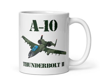 A10 Warthog Coffee Mug, A10 Warthog Commemorative Mug Cup in Color, Gifts  for Veteran, A10 Warthog Memorabilia, Attack Jet Customized Mug - Etsy