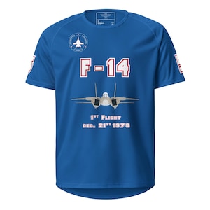 F-14 Tomcat Sport Jersey – Vintage Aviation Design | First Flight 1970 | Aviation Fan Gift