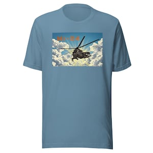 Mi-24 Hind Comic Style T-Shirt – Unisex