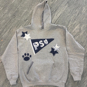 Penn State patchwork hoodie