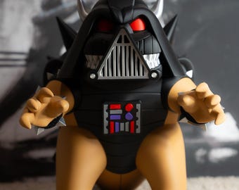 Groot Darth Bowser-beeldje 13,5'' | 3D-geprint Star Wars & Mario Crossover-verzamelobject