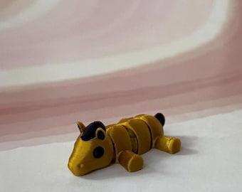 Mini Flexi Horse Toy: 3D Printed Poseable Figurine