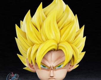 3D Printed Goku Helmet: Magnetic Assembly Dragon Ball Z Cosplay Prop