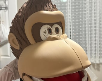 DK Inspired Mask with Moving Mouth plus gift | 3D Printed Cosplay | Retro Game