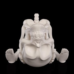 Halloween Skeleton Candy Bowl – Creepy Candy Dish, Trick or Treat Holder, Spooky Party Decor