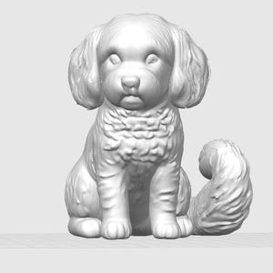 Custom 3D Printable Dog Figurine – Personalized STL File