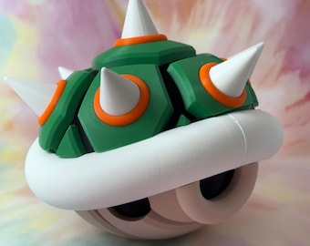 3D Printed Turtle Shell | Retro Video Game Inspired Prop | Cosplay & Display Decor