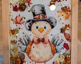 Crushed Glass DIY Make It Yourself Art Kit Panel Thanksgiving Türkei