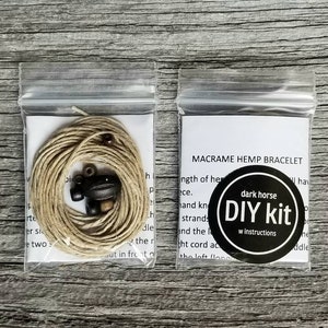 DIY Macrame Hemp Bracelet Kit image 3