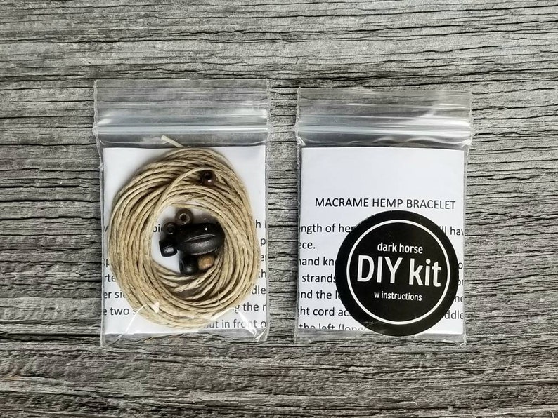 DIY Macrame Hemp Bracelet Kit image 3