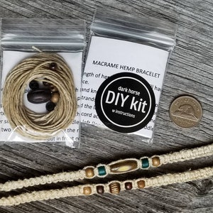 DIY Macrame Hemp Bracelet Kit image 10