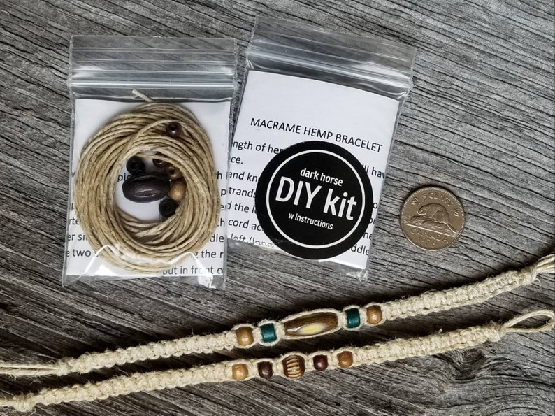 DIY Macrame Hemp Bracelet Kit image 10