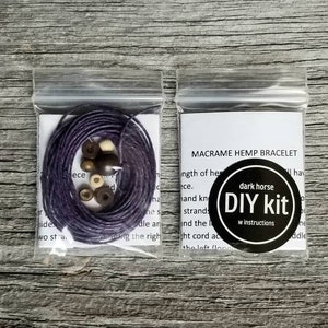 DIY Macrame Hemp Bracelet Kit image 9