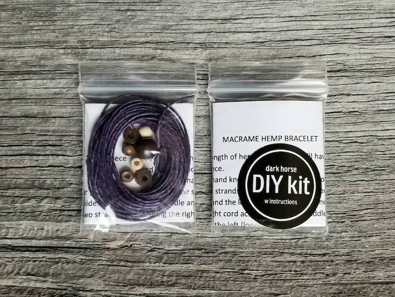 DIY Macrame Hemp Bracelet Kit image 9