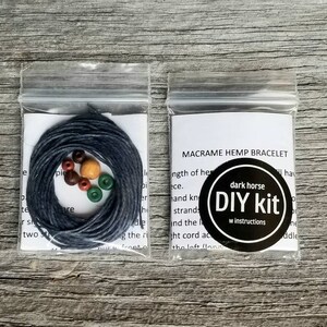 DIY Macrame Hemp Bracelet Kit image 5