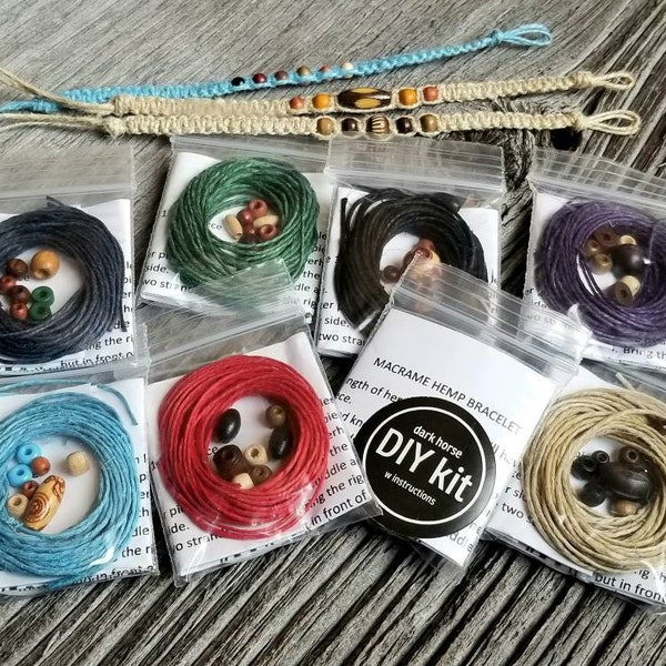 View of Hemp Bracelet - Etsy