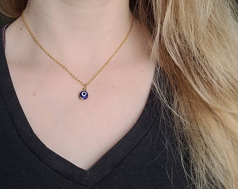 Evil Eye Small Pendant Necklace