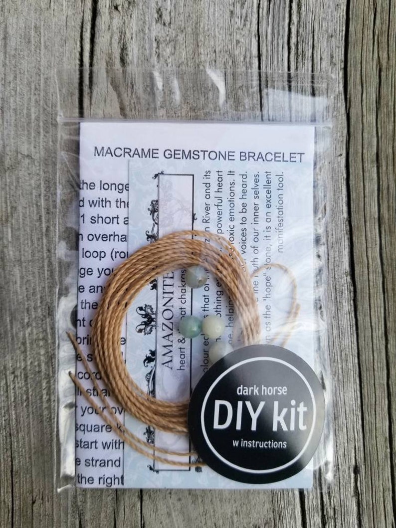 DIY Macrame Gemstone Bracelet Kit image 5