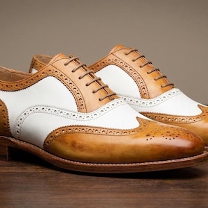 Vintage Mens Two Tone Shoes - Etsy display picture 1