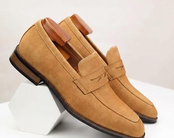 Tan Suede & Burgundy Leather Monk Strap Boots: High Ankle Western Dress Boots