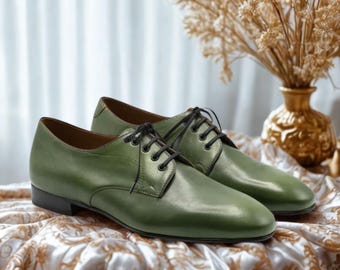 green dress shoes wedding BRAVO Men Dress Shoe PROM-2 Loafer Shoe for Prom & Wedding GREEN