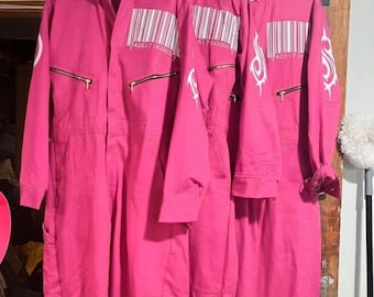 Pink Barcode Jumpsuit | Industrial Rock Costume