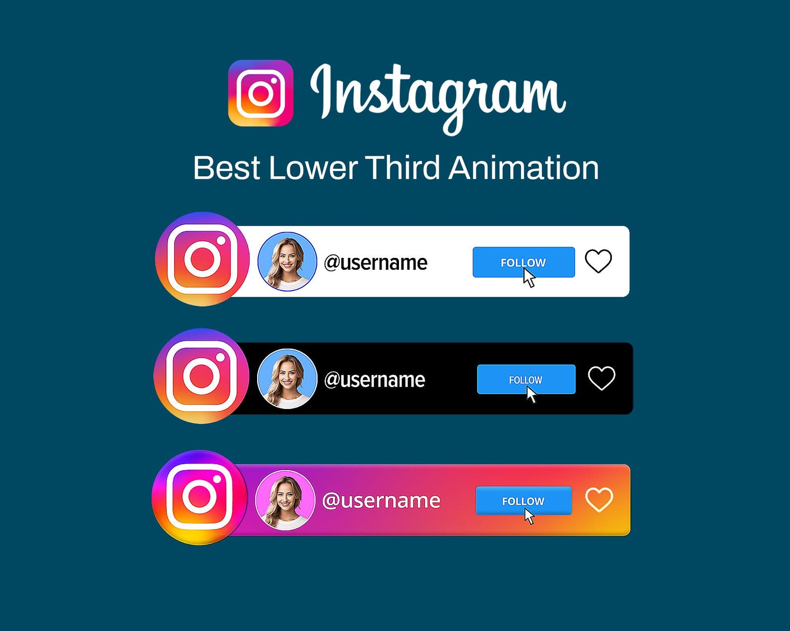 Animated Youtube Subscribe Button| Social Media Follow Button Stream ...