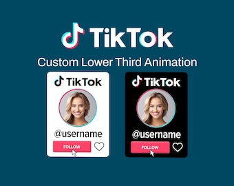 Geanimeerde TikTok-volgknop: aangepaste overlay met Sound FX