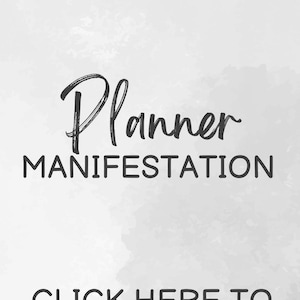 Planificador de Manifestación / Diario de la Ley de Atracción / Gratitud diaria, Fijación de metas, Afirmaciones / PDF digital / Tamaño carta A4 A5