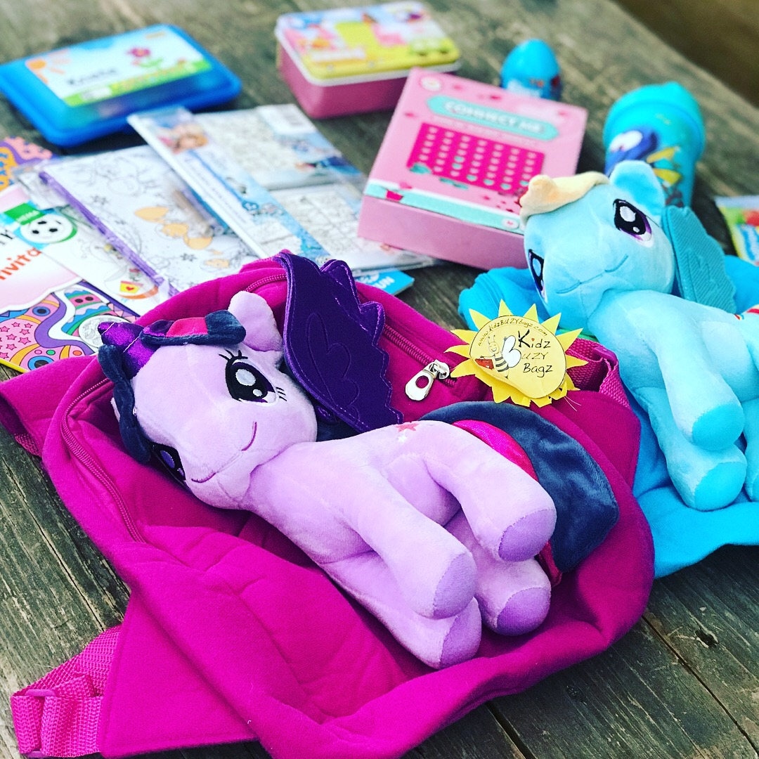 My Little Pony Backpack in 2 Colours Filled With Entertainment for Your Toddler preschooler and Kids Etsy