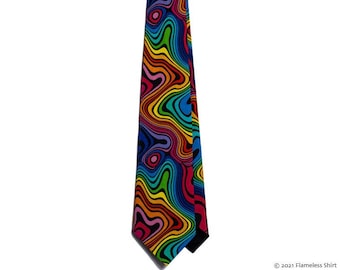 NEW! Lavalamp Oil extremely limited-edition ultra-high quality necktie
