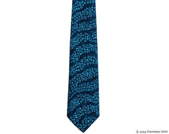 NEW! Deep Blue extremely limited-edition ultra-high quality necktie