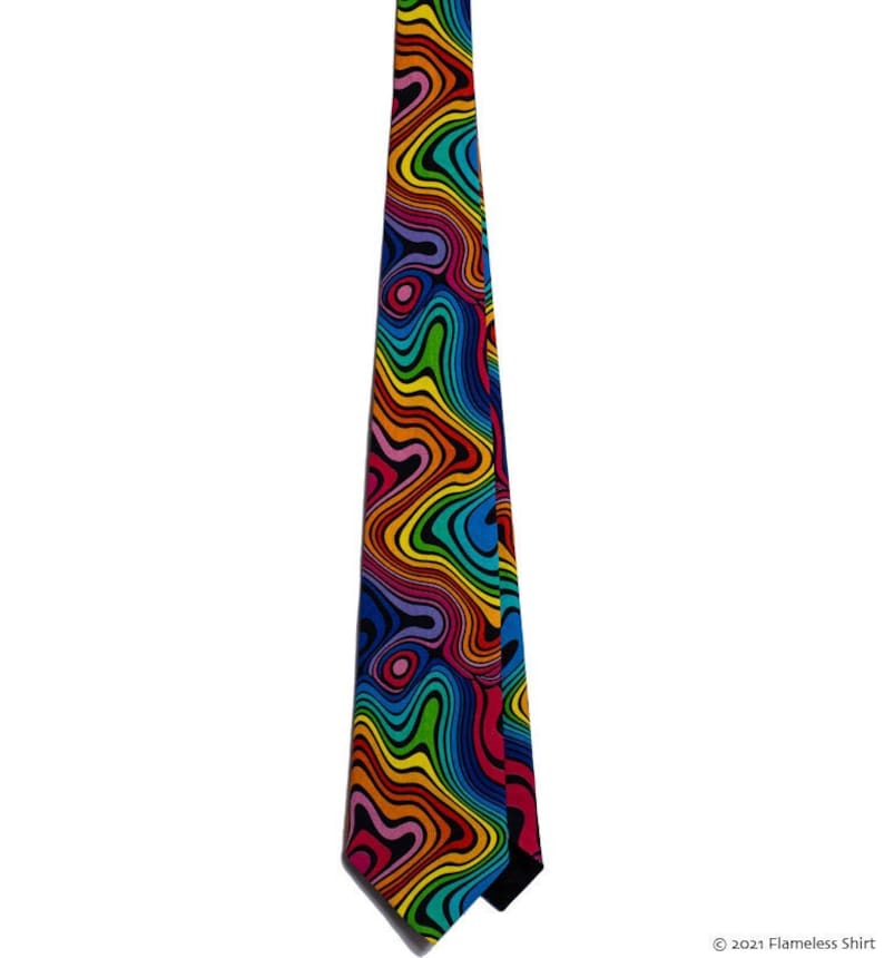 NEW Lavalamp Oil extremely limited-edition ultra-high quality necktie image 1