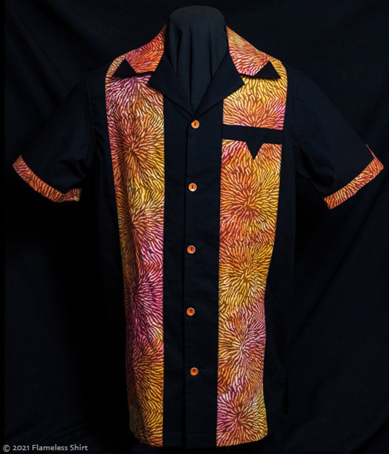 NEW Legend Orange Sunshine extremely limited-edition ultra-high quality men's shirt image 3