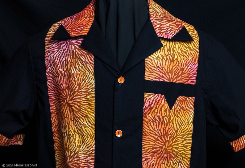 NEW Legend Orange Sunshine extremely limited-edition ultra-high quality men's shirt image 2