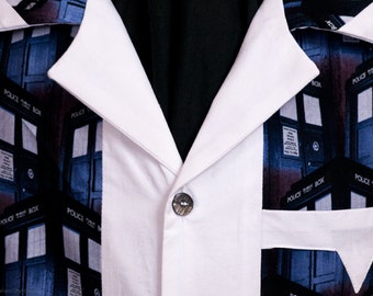 Legend Tardis White extremely limited-edition ultra-high quality men's shirt